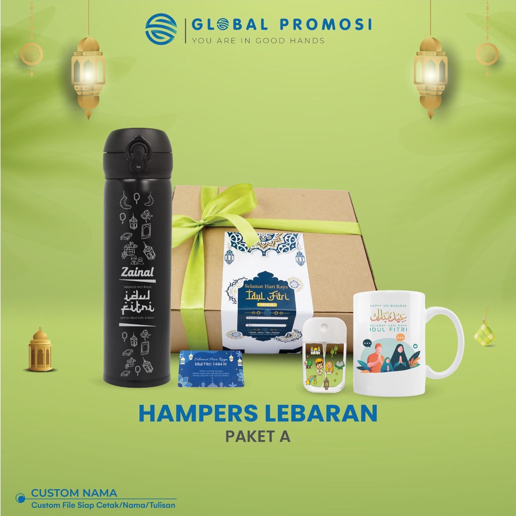 Jual Hampers Lebaran Hari Raya Idul Fitri Bingkisan Paket A Custom Tumbler Niagara Grafir Nama 6805