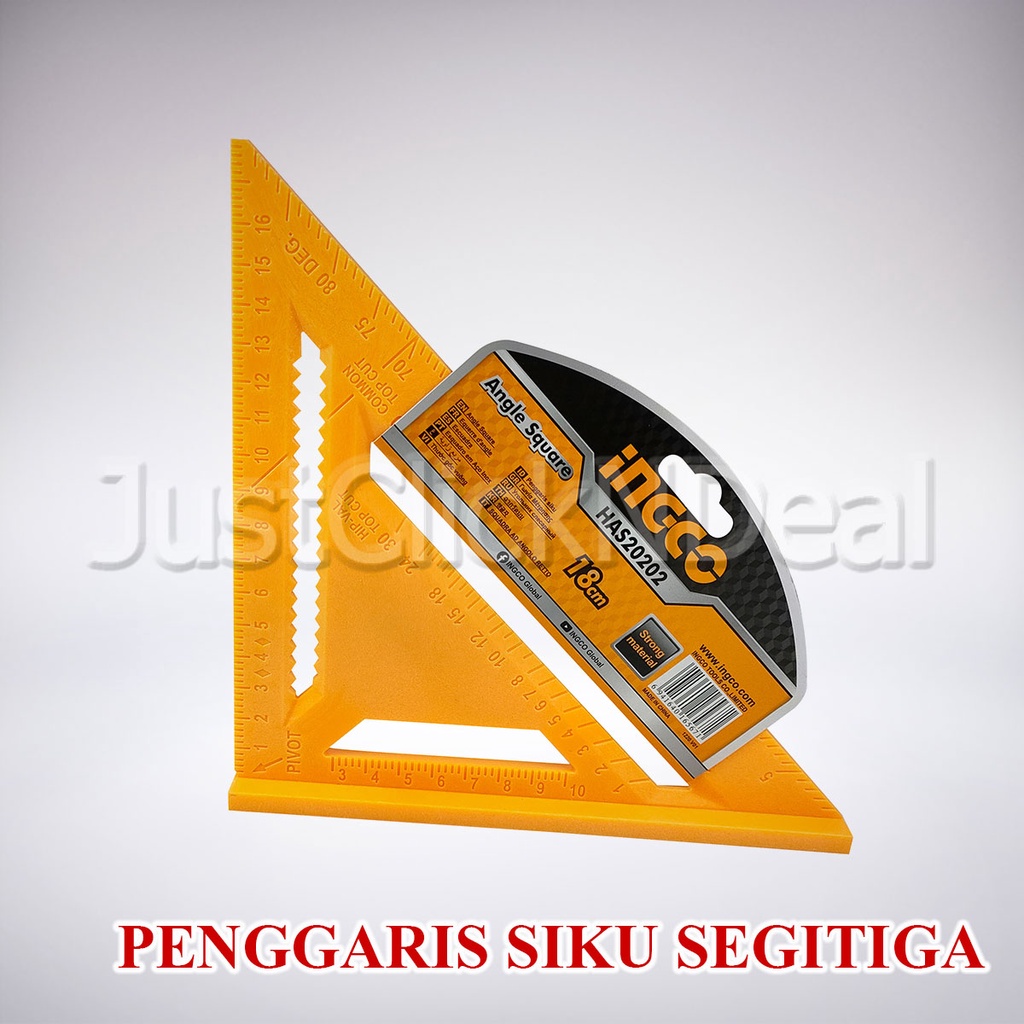 Jual Ingco Penggaris Siku Segitiga Tukang Angle Rafter Speed Square ...