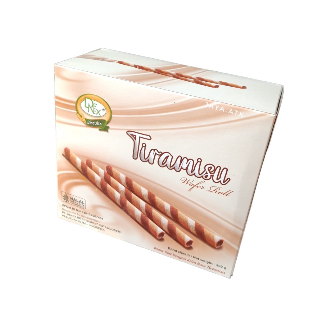 Jual WAFER ROLL ASTOR TIRAMISU 300 GRAM BESAR DENEX BISCUITS HALAL ...