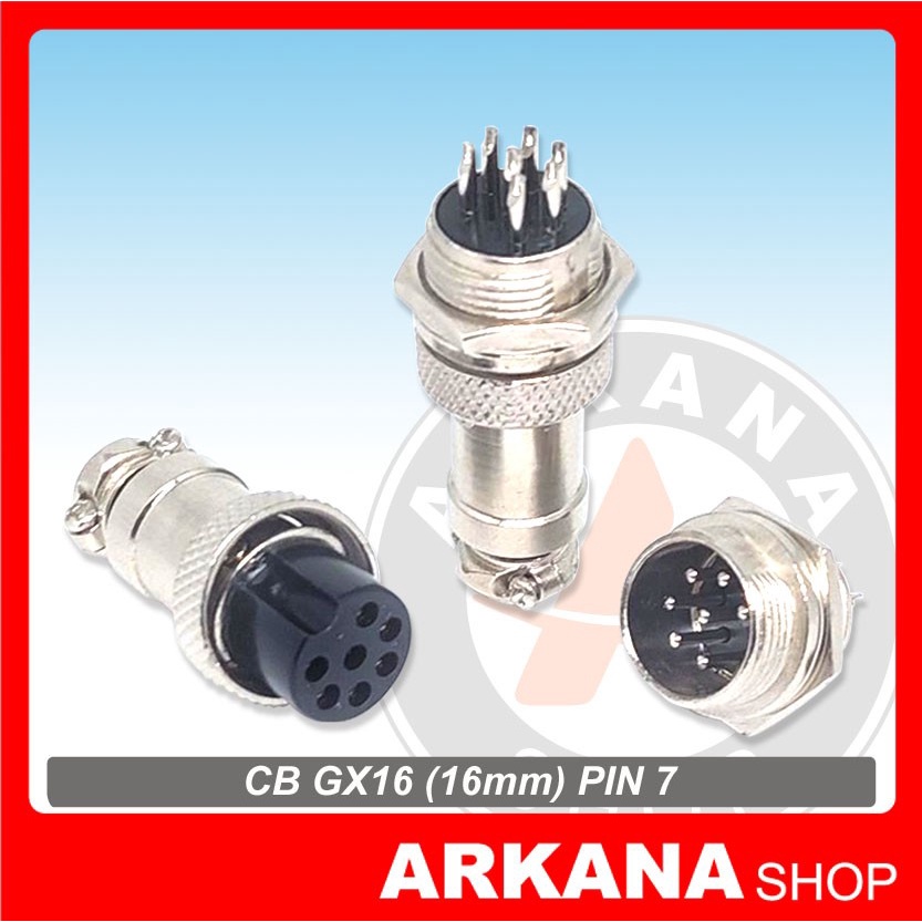 Jual KONEKTOR CONNECTOR CB 7 PIN UNTUK KABEL 16 MM | Shopee Indonesia