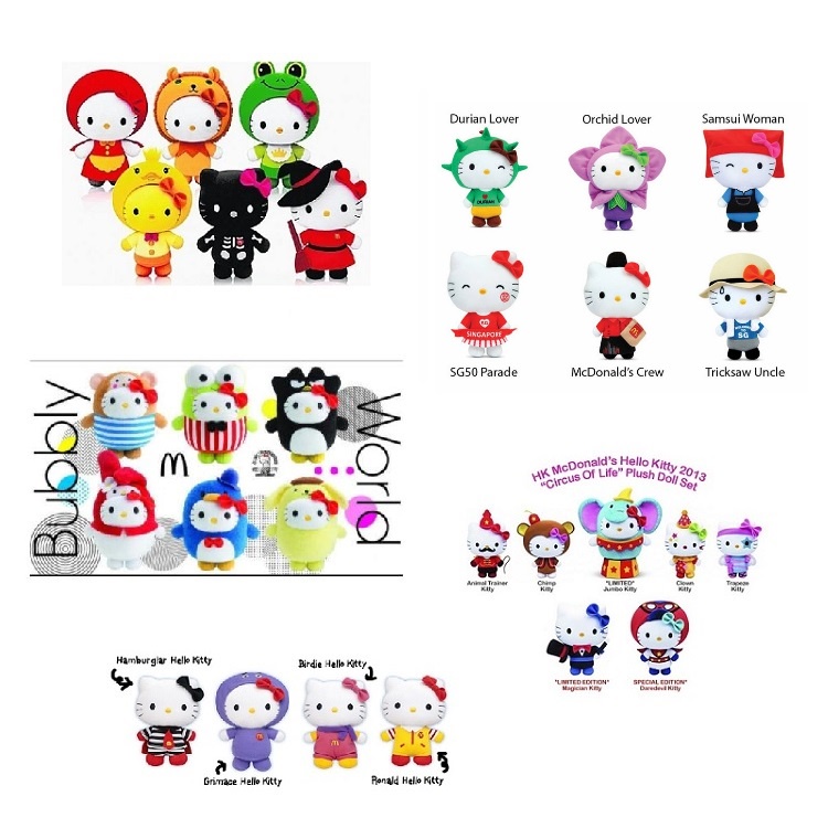 Jual Boneka-Hello-Kitty-Fairy-Tales-Happy-Meal-McDonald-Set-of-7