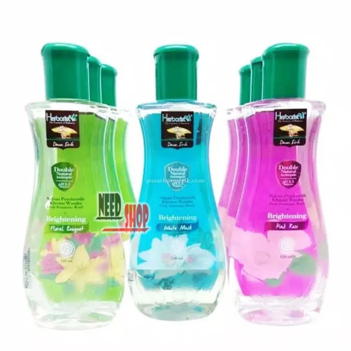 Jual DAUN SIRIH HERBORIST FEMININE HYGIENE BRIGHTENING ORIGINAL 120 ML
