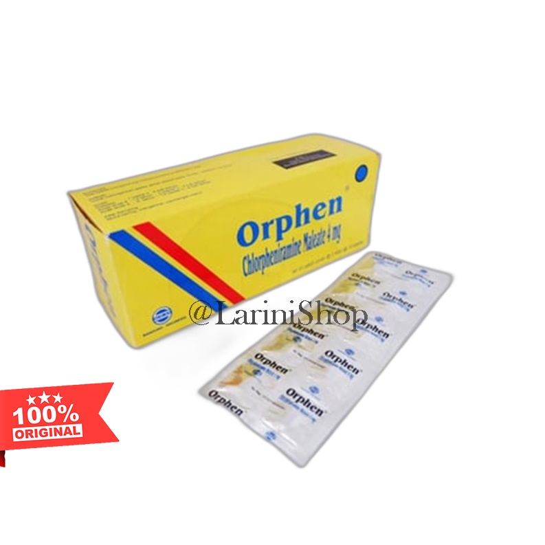 Jual ORPHEN 4 MG KAPLET (HARGA PER BOX) SOLAS | Shopee Indonesia