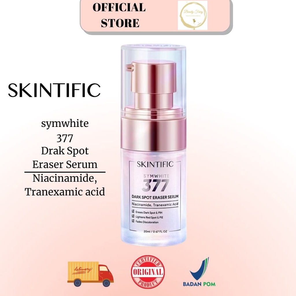 Jual SKINTIFIC - Symwhite 377 Dark Spot Eraser Serum 20ml | Shopee ...