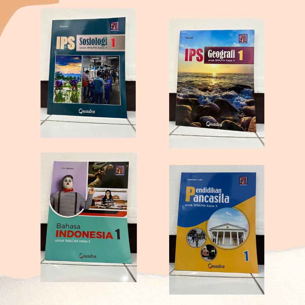 Jual Buku Paket SMA Kelas 10 Kurikulum Merdeka - Quadra | Shopee Indonesia