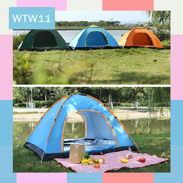 Jual Wtw Tenda Camping Kapasitas 2 4 Orang Tenda Otomatis Outdoor And Indoor Tenda Gunung 6 Orang 7438