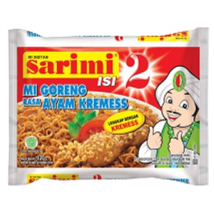 Jual SARIMI MIE GORENG (ISI 2) AYAM KREMESS PCK 125g | Shopee Indonesia