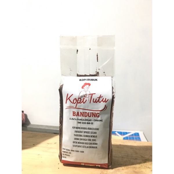 Jual Kopi bubuk Robusta tutu Bandung 500gr | Shopee Indonesia
