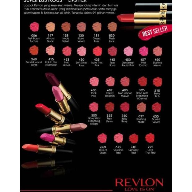 Jual Revlon Super Lustrous Lipstick Shopee Indonesia