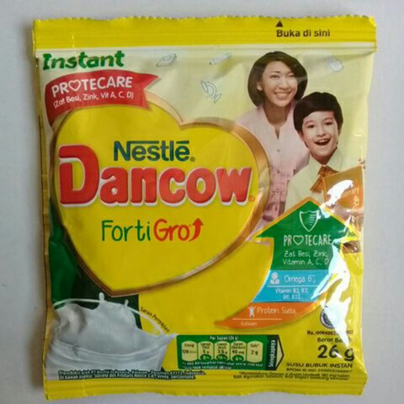 Jual ~MOS~ Nestle Dancow Forti Gro Protecare. Susu Dancow Sachet. Susu ...