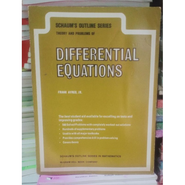 Jual DIFFERENTIAL EQUATIONS | Shopee Indonesia