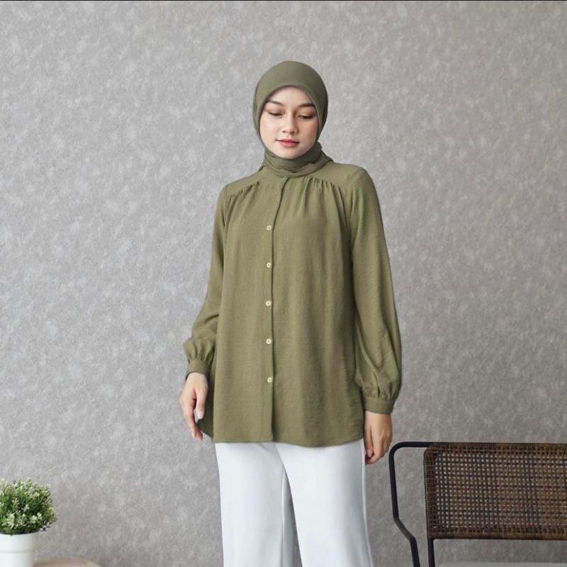 Jual Alina Blouse Crinkle Airflow Ld Blouse Crinkle Airflow Premium