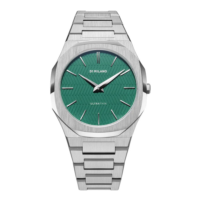 Jual Jam Tangan D1 Milano Ultra Thin D1 UTBU05 Capri Matte Green Dial Stainless Steel Strap Shopee Indonesia