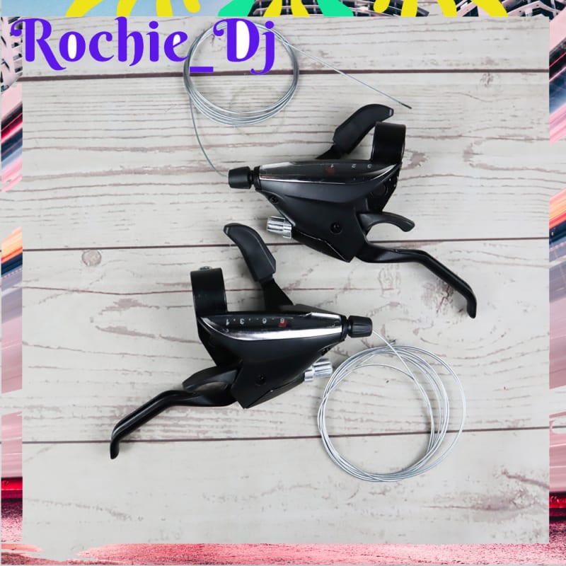 Jual SHIFTER HANDLE BRAKE REM SEPEDA 2 PCS 8 SPEED (8 X 3 SPEED) - ST ...