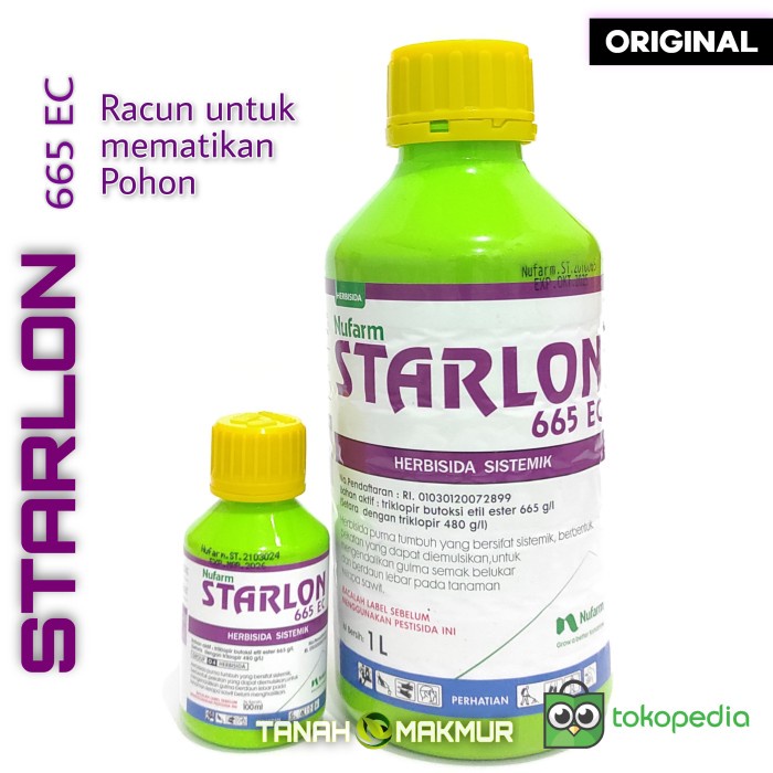 Jual Seller Racun Pohon Starlon 100ml 665ec 100 Ml Herbisida Tanaman