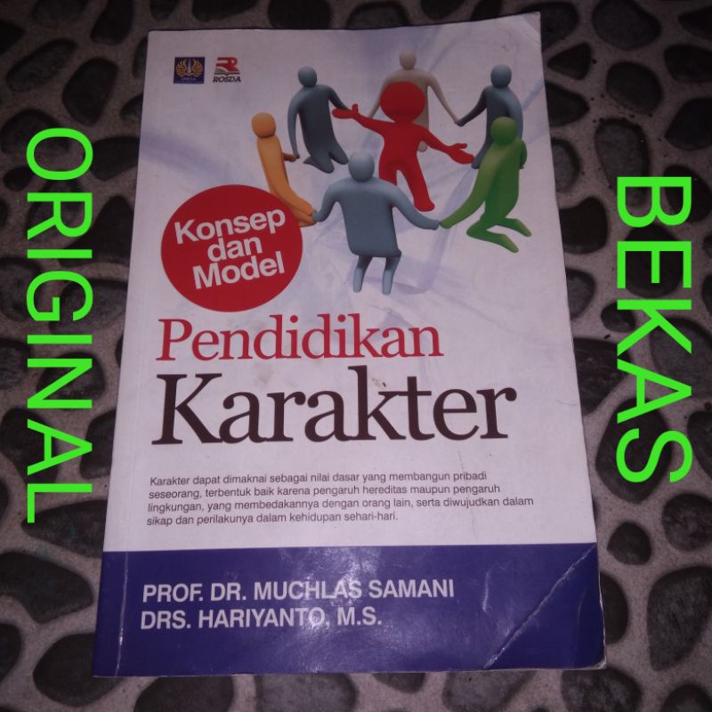 Jual Buku Pendidikan Karakter Konsep Dan Model - Prof Dr Muchlas Samani ...