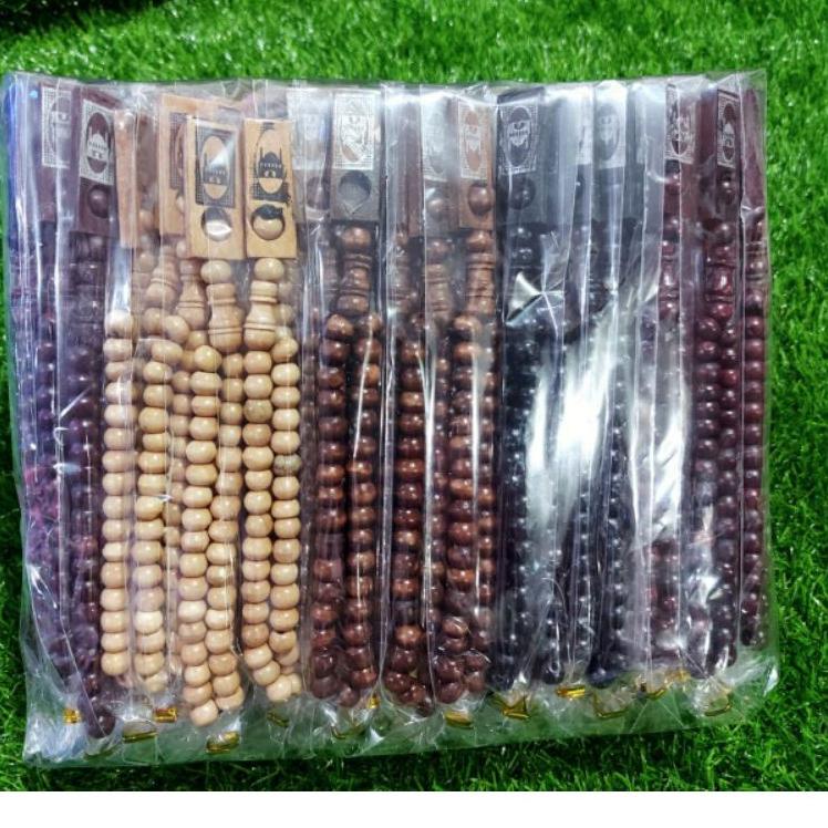 Jual Hemat Banget 1x1Wlsouvenir Tasbih Kayu Kemasan Plastik Isi 100 Pcs ...