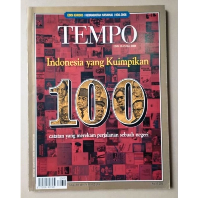 Jual Majalah Tempo Edisi Khusus Kebangkitan Nasional Ada