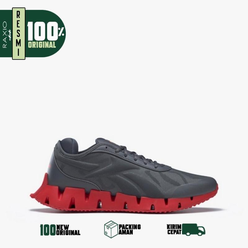 Jual Sepatu Lari Reebok Zig Dynamica 3 Grey Red Original Ori Asli BNIB ...