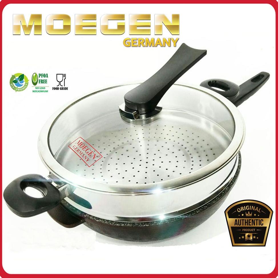 Jual Wok Pan Moegen Germany With Steamer Cm Kukusan Dandang