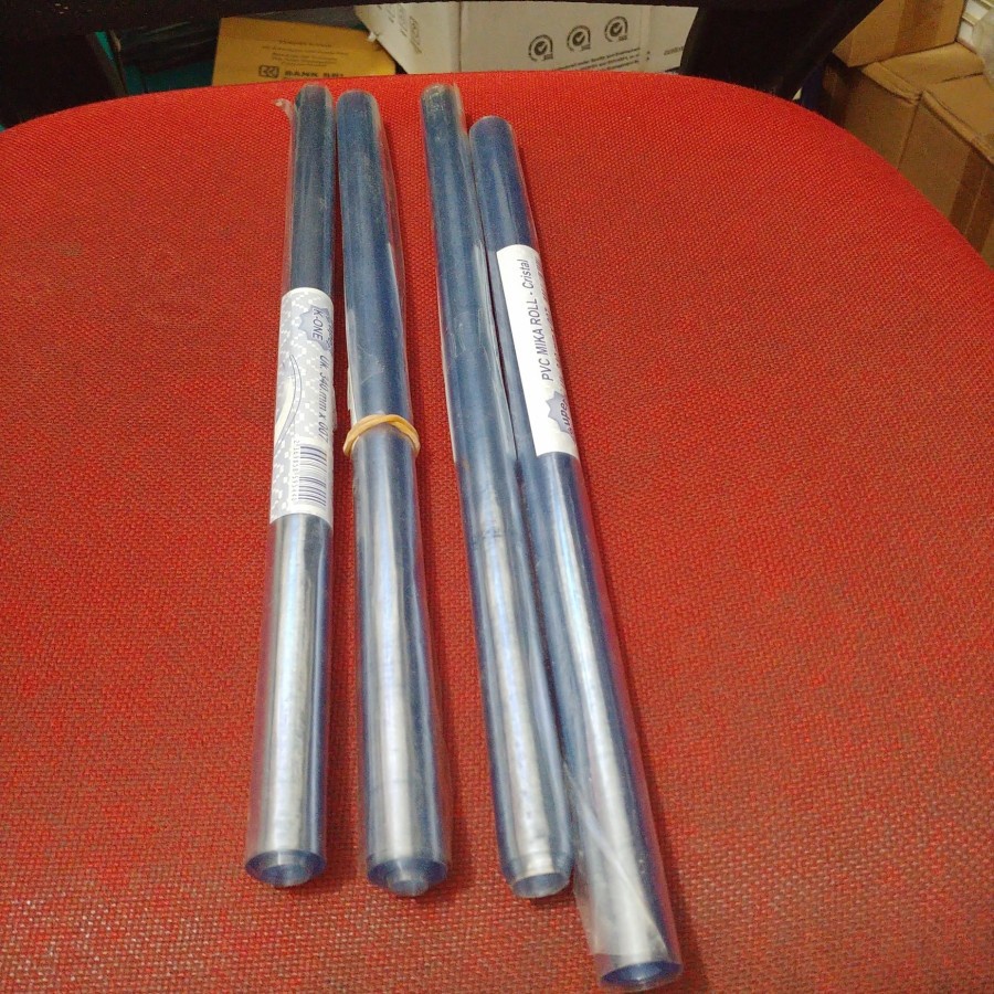 Jual Sampul Mika Buku Rol Bening Cristal Uk 340mm x 007 Roll | Shopee ...