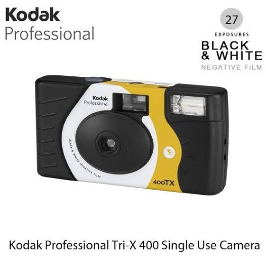 Jual Kodak Single Use Camera Trix 400 35mm Black and White Shopee