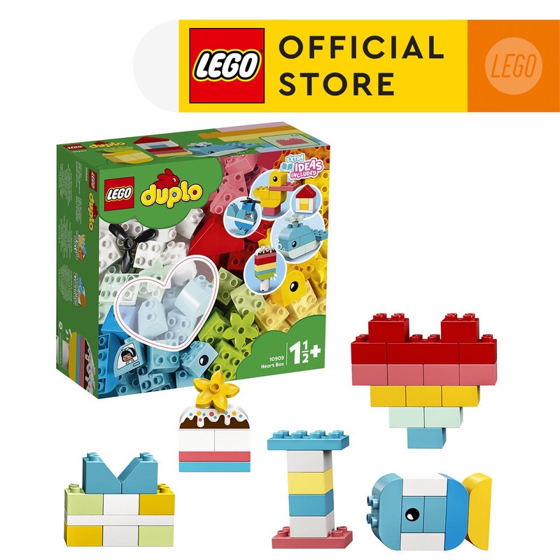 Jual LEGO DUPLO 10909 Classic Heart Box (80 Pieces) [ Kids Learning ...