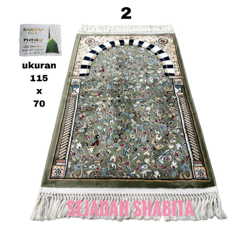Jual Sajadah raudah Nabawi Madinah premium Saudi Arabia 10 Mili cocok ...
