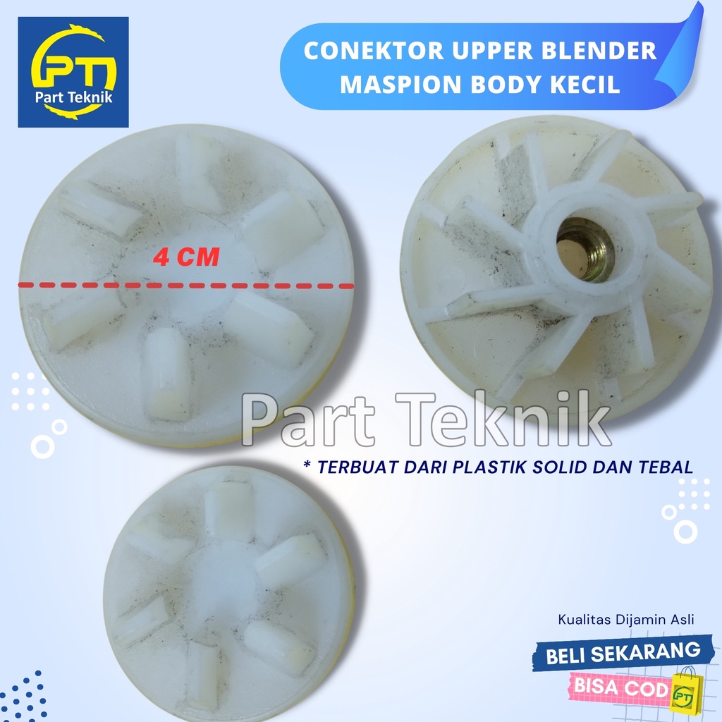 Jual GEAR KONEKTOR GIGI BLENDER MASPION KECIL / KONEKTOR MASPION 1 SET