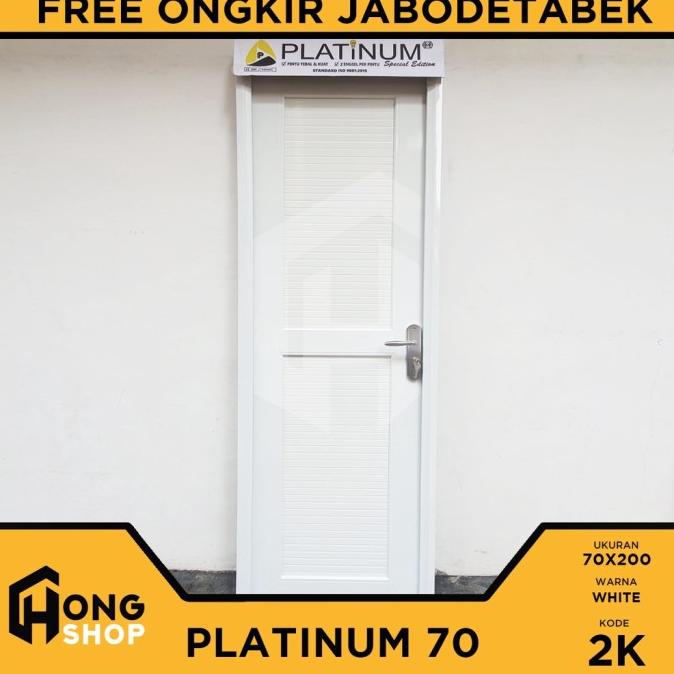 Jual Pintu Kamar Mandi Pvc Tebal Platinum Special Edition 70x200 Putih Loukalama Shopee 2221