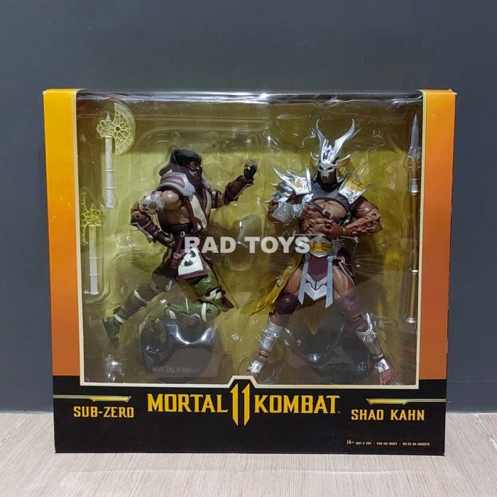 Jual Sub Zero & Shao Kahn Mcfarlane Toys Mortal Kombat 2 Pack Action