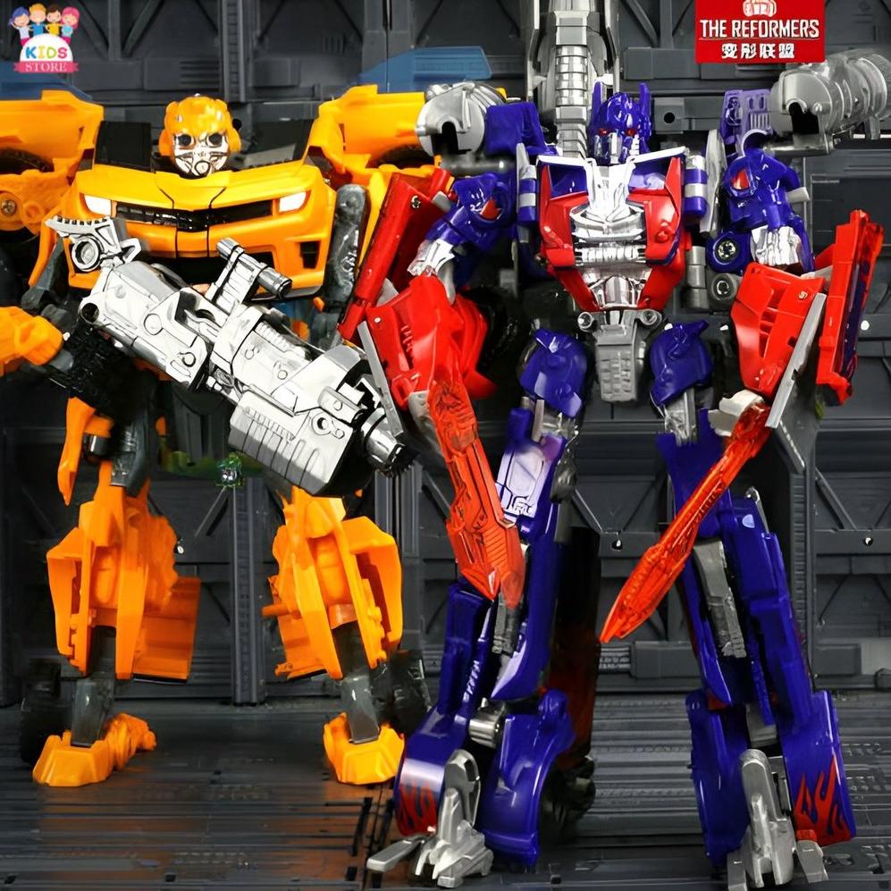 Jual [KODE 8CZJK] Mainan Robot Transformer Besar Anak | Bumblebee ...