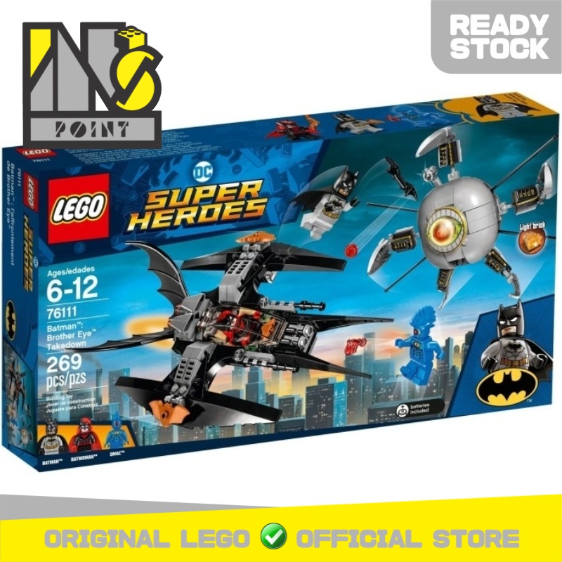 Jual LEGO 76111 - Super Heroes - Batman: Brother Eye Takedown | Shopee ...