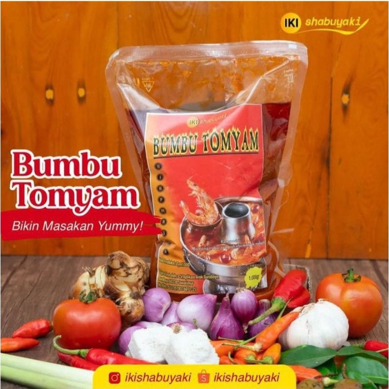 Jual Bumbu Tomyam 1kg Halal Bumbu Tom Yum Perencah Tomyam 1kg