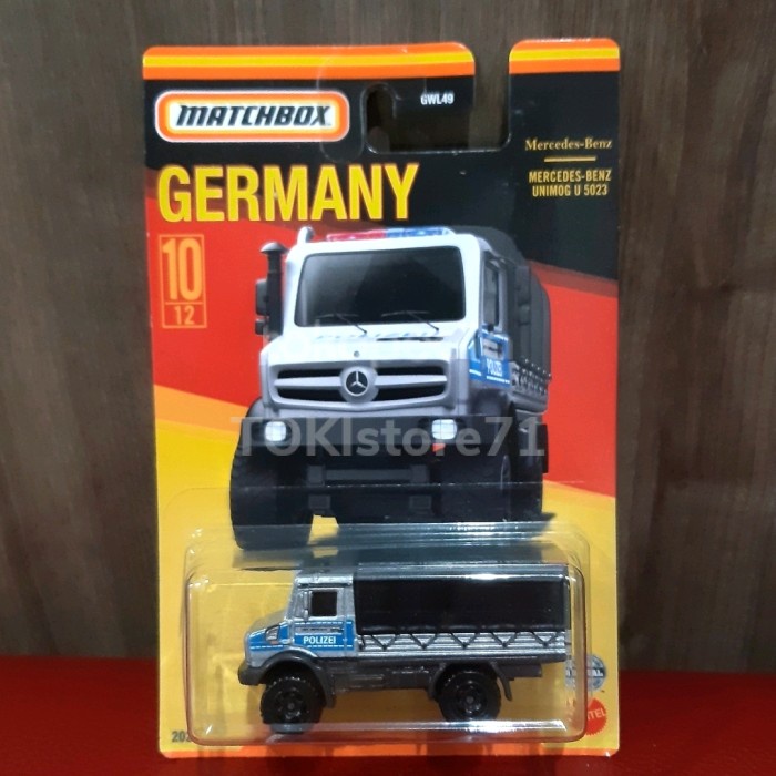 Jual Promo Matchbox Germany Mercedes Benz Unimog U 5023 Polizei