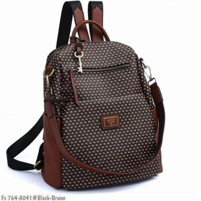 Jual Woman'S Bag Tas Ransel Import Fossil Backpack New Motif