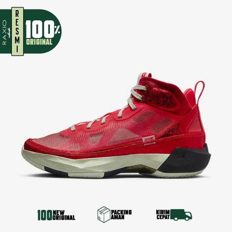 Jual Sepatu Basket Air Jordan 37 PF Red Black RUI Hachimura PE Original Ori Asli BNIB Murah Shopee Indonesia