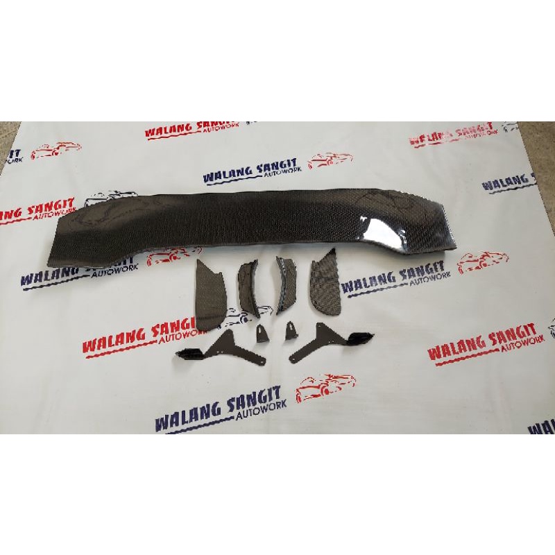 Jual SPOILER JS RACING CARBON KEVLAR,CARBON FIBER,JAZZ GE8,GK5 | Shopee ...