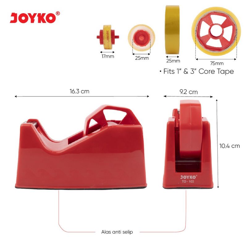 Jual Tape Dispenser Joyko TD103 MURAH! Shopee Indonesia
