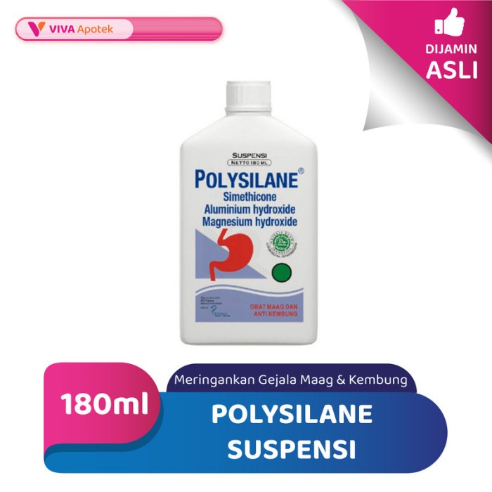 Jual Polysilane Suspensi Meringankan Gejala Maag & Kembung (180 ml ...