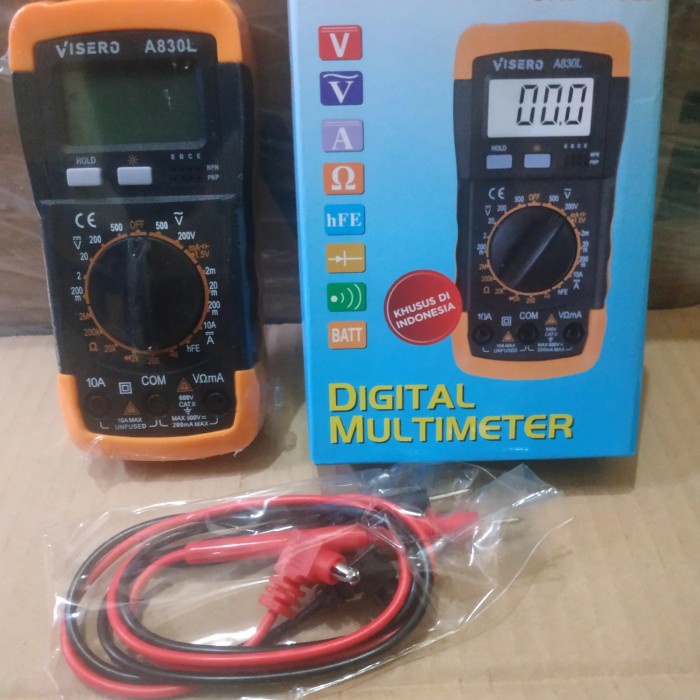 Jual Digital multimeter multitester avometer A830L Visero Shopee