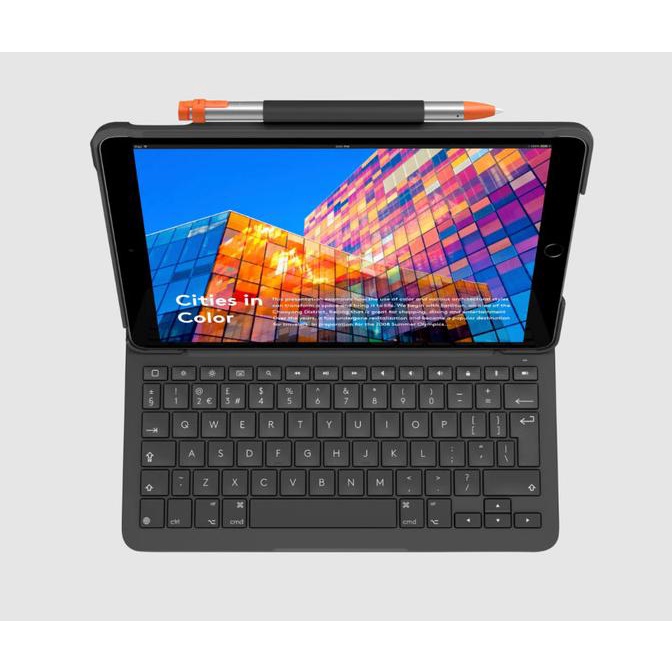 Jual Logitech Slim Folio Keyboard Case Bluetooth For Ipad 9 8 7 Air 3