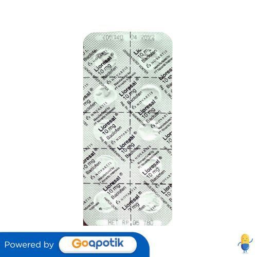 Jual Lioresal 10 Mg Blister 10 Tablet 