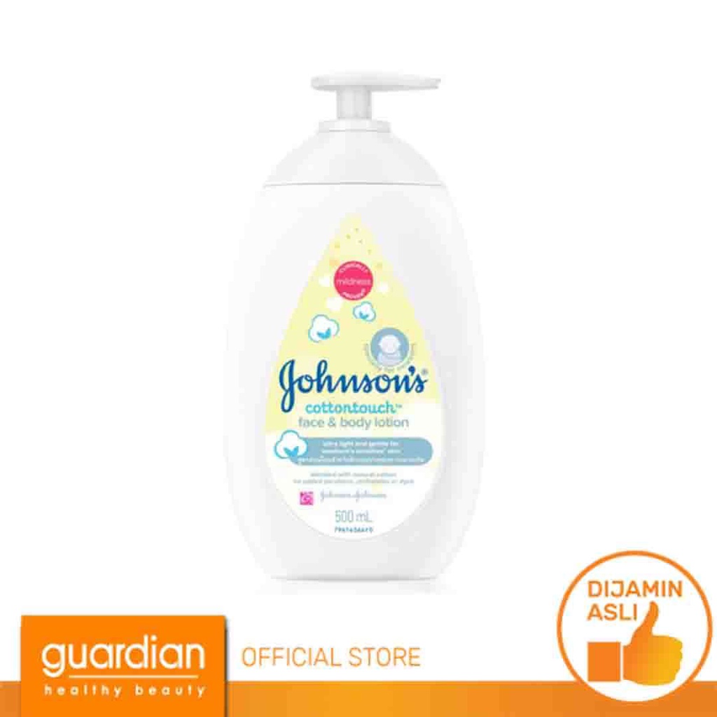 Jual JOHNSON'S Cottontouch Face and Body Baby Lotion 500ml Shopee