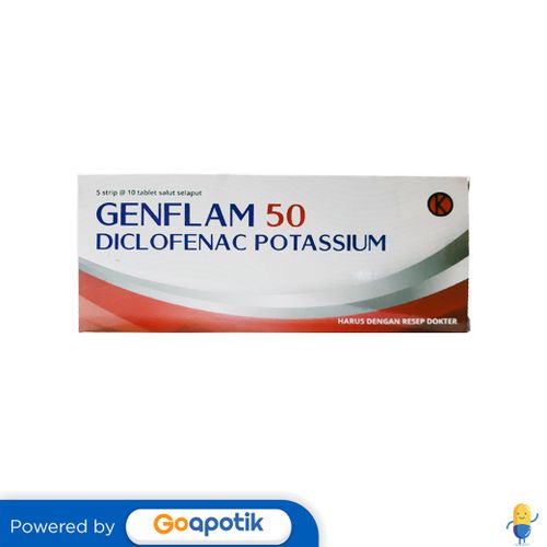 Jual GENFLAM 50 MG BOX 50 TABLET | Shopee Indonesia
