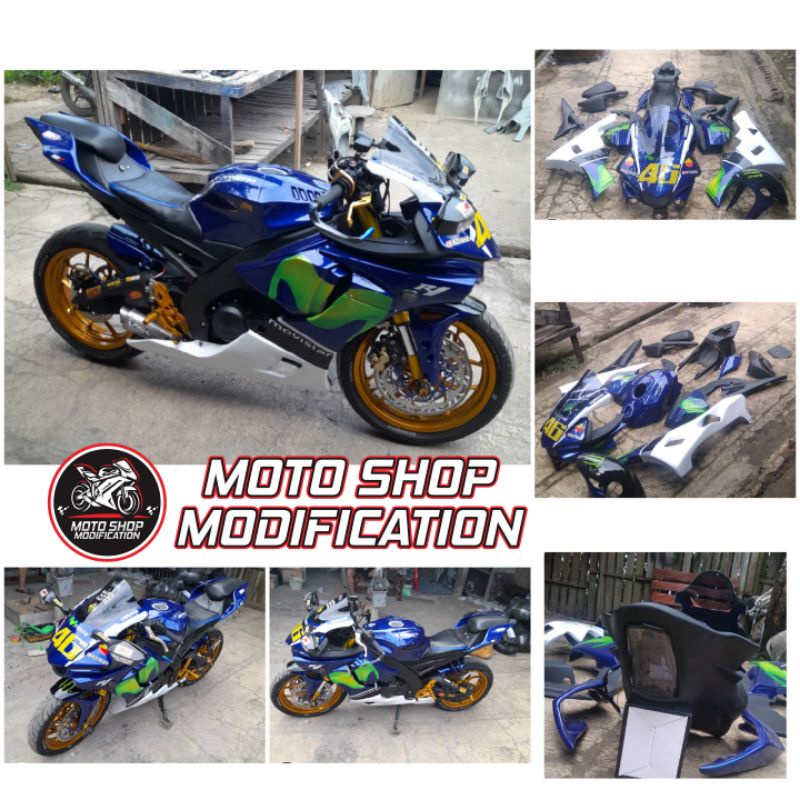 Jual Full Body Sett Fairing Model R1 PNP Yamaha R15 V1 V2 V3 | Shopee ...