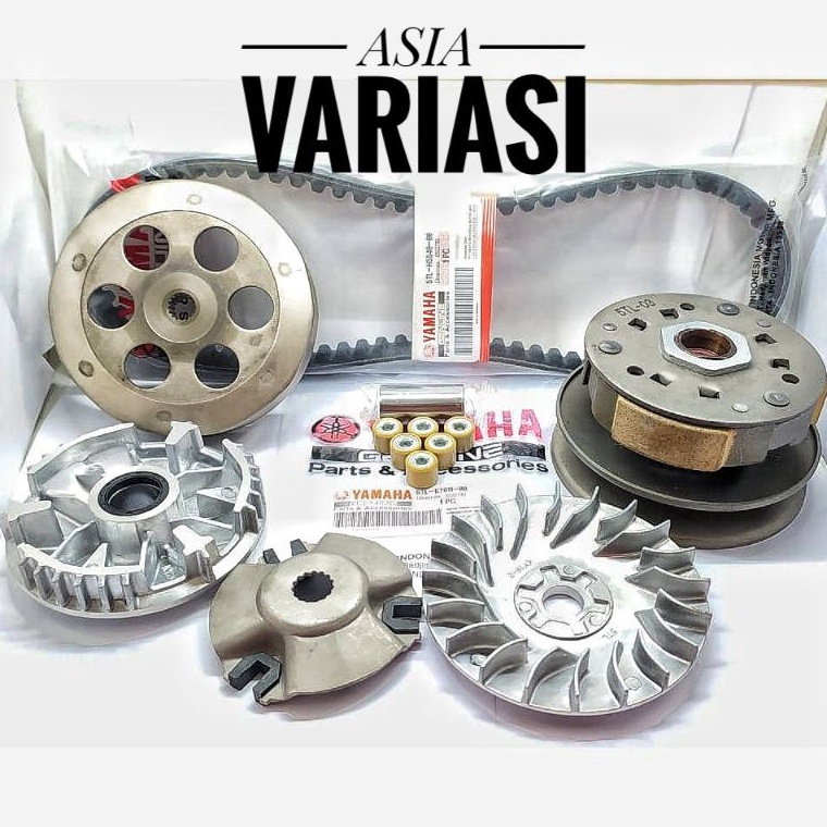 Jual NEW STOCK PAKETAN FULLSET BAGIAN KIRI CVT YAMAHA PULLY POLI PULI ...