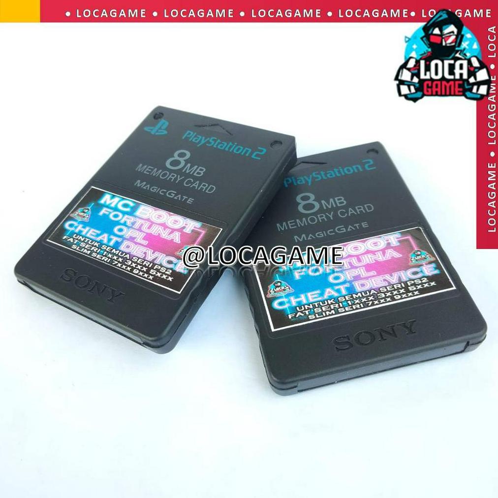 Jual RAS823 Memory Card PS2 Free MCboot MULTI Fortuna Cheat Device