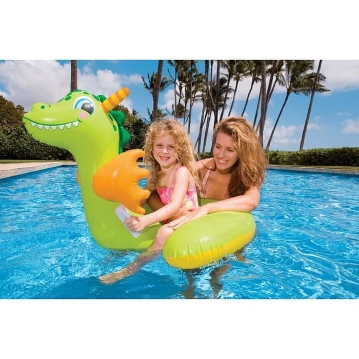 Jual INTEX 56562 BABY DRAGON RIDE-ON CHILD FLOAT | Shopee Indonesia