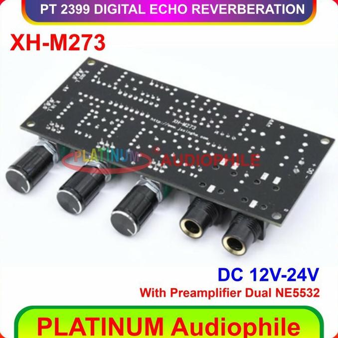 Jual ELL261 PT2399 Digital Echo Reverberation Preamplifier Preamp mic